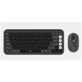 Teclado y ratón Logitech POP Icon Combo GRAPHITE-WHITE