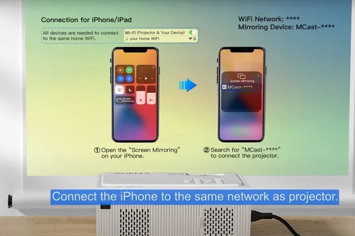 Can I Connect My Iphone To My Onn Projector Wirelessly